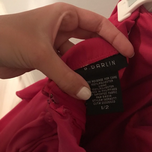 pink short formal dress - Picture 3 of 3